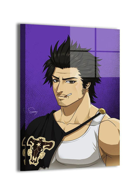 Yami Sukehiro Wall Art | Black Clover Acrylic, Metal & Canvas Print - Snapping Turtle Gallery