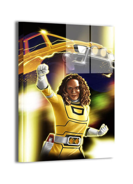Yellow Ranger Wall Art | Power Rangers Fan Art | Snapping Turtle Gallery - Snapping Turtle Gallery