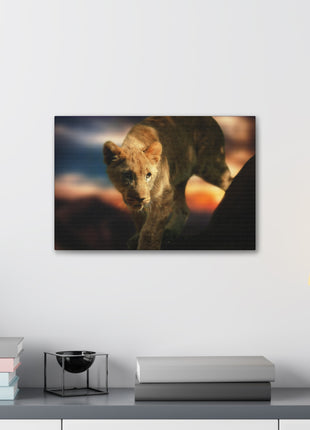 Young Majesty – Regal Young Lion Wall Art | STG Collection - Snapping Turtle Gallery