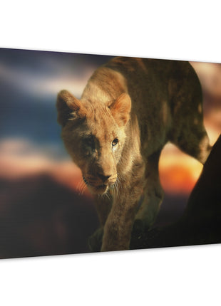 Young Majesty – Regal Young Lion Wall Art | STG Collection - Snapping Turtle Gallery