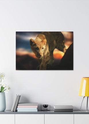 Young Majesty – Regal Young Lion Wall Art | STG Collection - Snapping Turtle Gallery