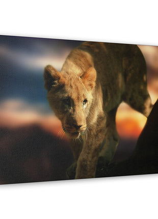 Young Majesty – Regal Young Lion Wall Art | STG Collection - Snapping Turtle Gallery