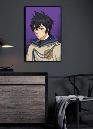 Yuno Wall Art | Black Clover Acrylic, Metal & Canvas Print - Snapping Turtle Gallery