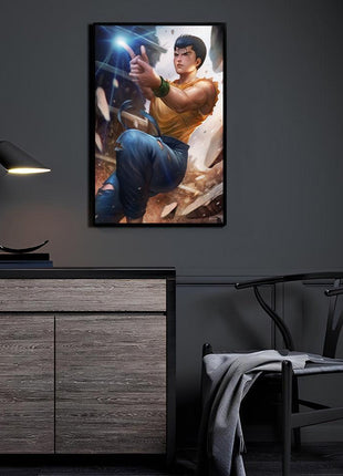 Yusuke Urameshi Wall Art | Yu Yu Hakusho Ultra-HD Acrylic, Metal & Canvas Print - Snapping Turtle Gallery