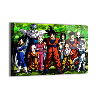 Z_Warrior_Alliance_acrylic_Print_DBZ_Group_Portrait_Wall_Art_STG