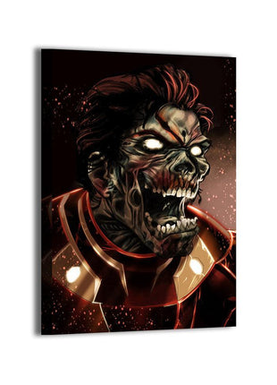 Zombie Iron Man Wall Art | What If Fan Art | Snapping Turtle Gallery - Snapping Turtle Gallery