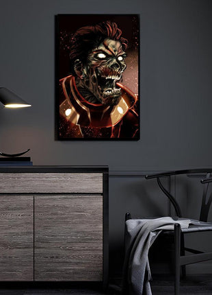 Zombie Iron Man Wall Art | What If Fan Art | Snapping Turtle Gallery - Snapping Turtle Gallery