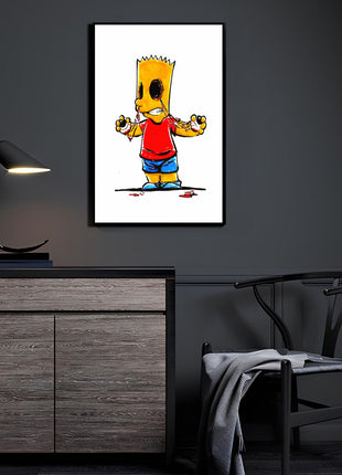 Chibi Bart Wall Art