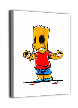 Chibi Bart Wall Art