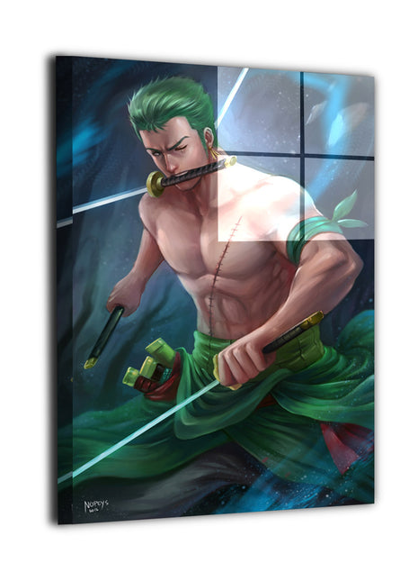 Zoro Wall Art | One Piece Ultra-HD Acrylic, Metal & Canvas Print - Snapping Turtle Gallery
