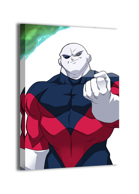 Jiren the Gray DBS artwork; modern metallic sheen, ready to hang.