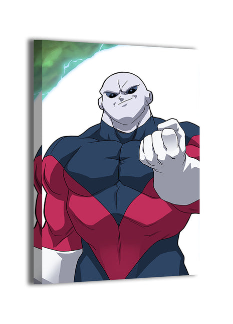 Jiren from Dragon Ball Super by Ryan Pasibe and Sam Dela Torre; gallery-wrapped, ready to hang.