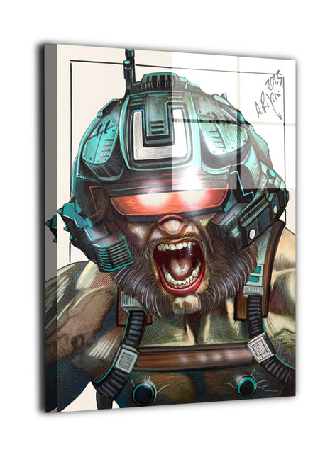Adamantium Rage Wolverine Marvel wall art 1 by Aurelio Rigoni