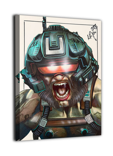 Adamantium Rage Wolverine Marvel wall art 2 by Aurelio Rigoni