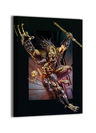 Alien Hunter Wall Art Acrylic Print, Premium Wall Art by Snapping Turtle Gallery
