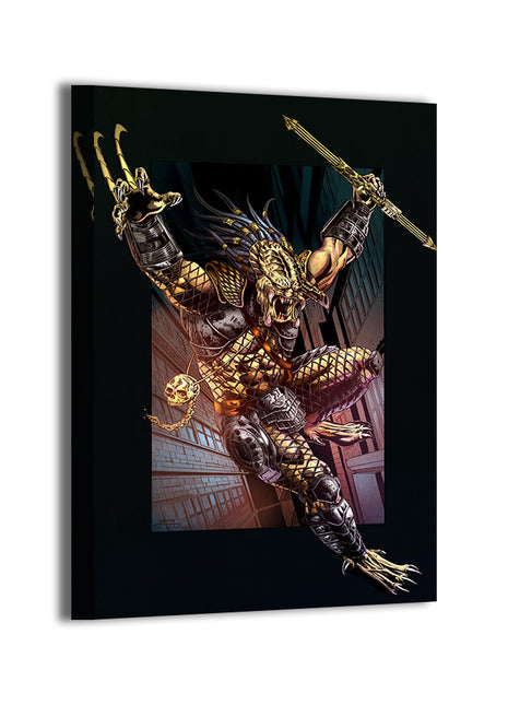 Alien Hunter Wall Art Acrylic Print, Premium Wall Art by Snapping Turtle Gallery