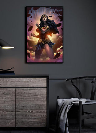 Wonder Woman acrylic wall art by Ryan Pasibe