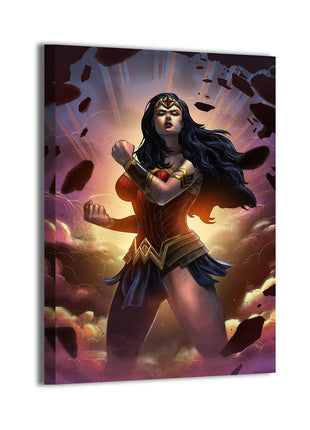 Wonder Woman canvas wall art by Ryan Pasibe