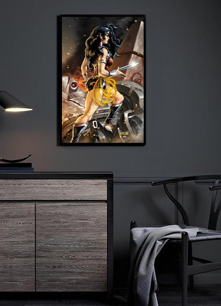 Wonder Woman acrylic wall art by Ryan Pasibe