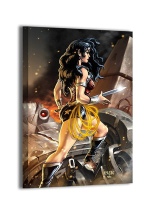 Wonder Woman canvas wall art by Ryan Pasibe