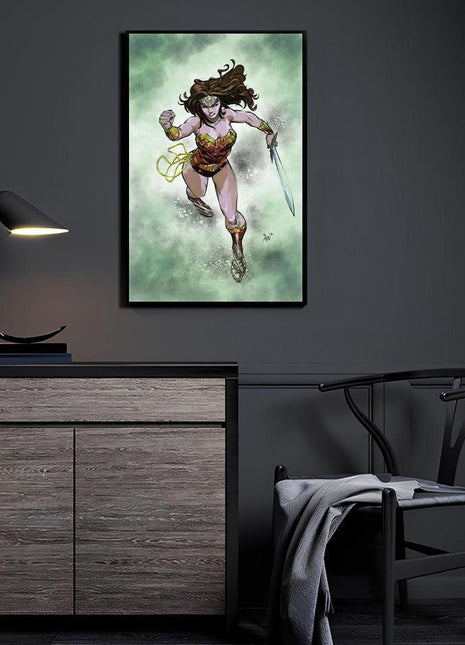 Wonder Woman canvas wall art by Don Mark Noceda