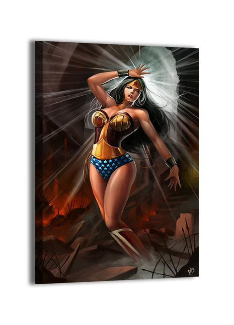 Wonder Woman canvas wall art by Wizyakuza (Ceasar)