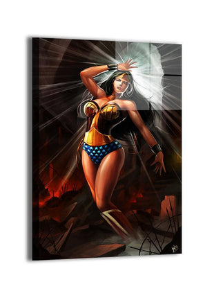 Wonder Woman metal wall art by Wizyakuza (Ceasar)