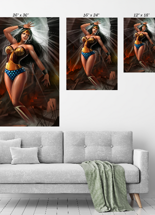 Wonder Woman wall art room display