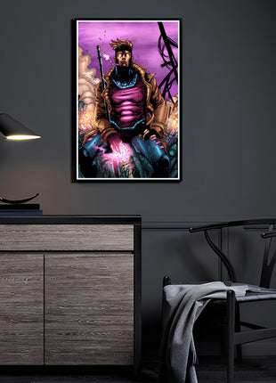Kinetic King Gambit Wall Art
