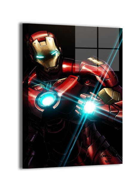 Arc Reactor Armor Iron Man Marvel acrylic print by Jimbo Salgado