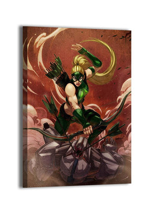 Artemis canvas wall art by Myk Emmshin