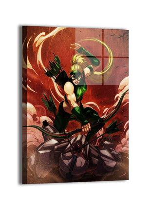 Artemis metal wall art by Myk Emmshin