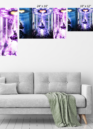 Master Xehanort raising Keyblade under Kingdom Hearts - Size Chart print