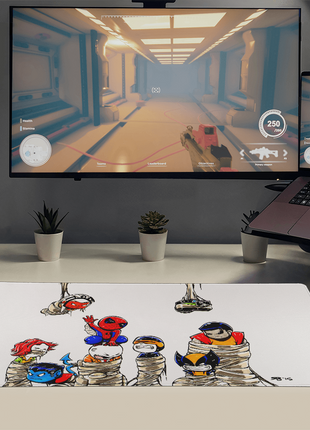 Spider-Man Chibi X-Men Gaming Mat | Marvel Fan Art - Snapping Turtle Gallery