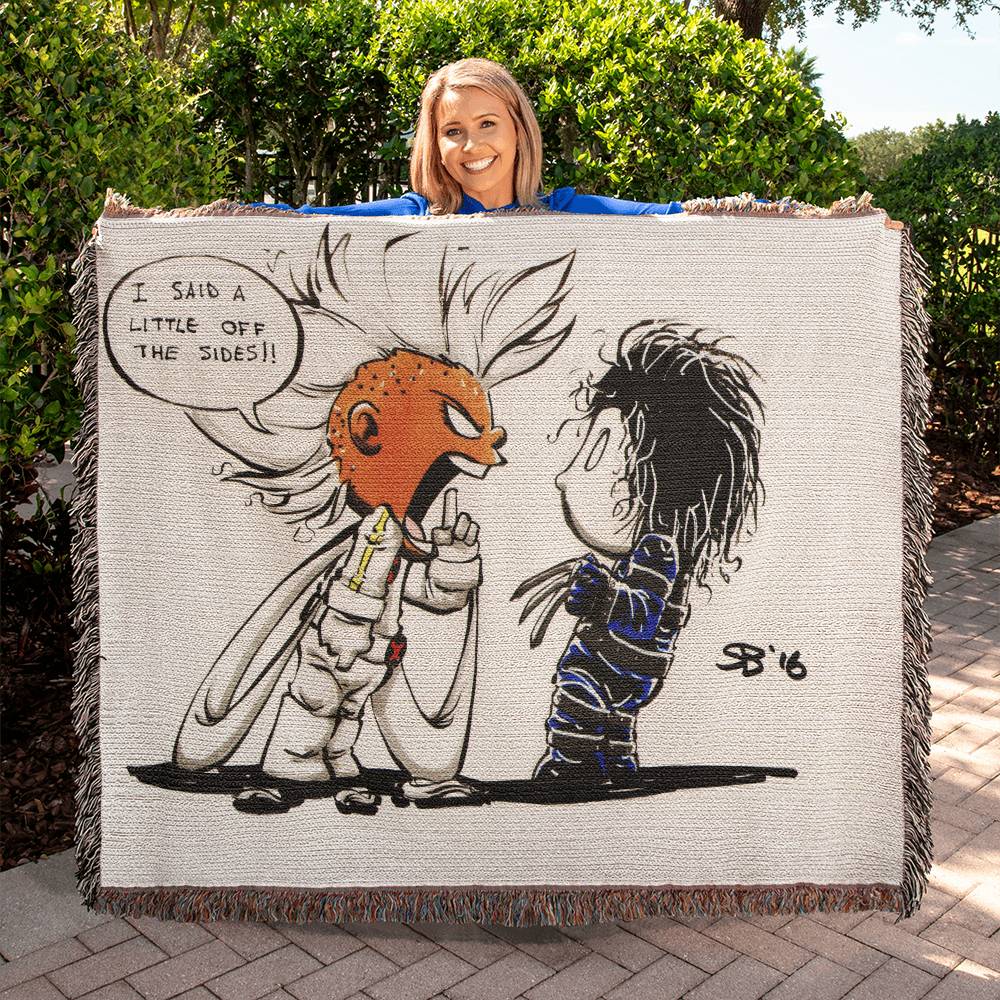 Edward and Storm Haircuts 50x60 Blanket