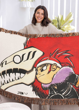 Bankai and Chill Woven Blanket