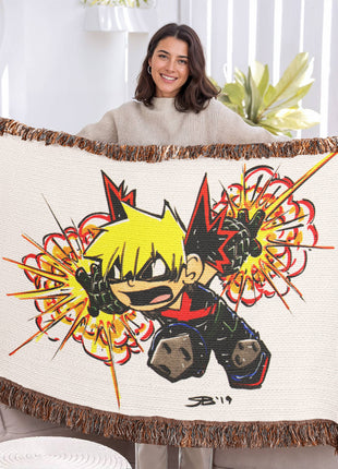 Controlled Rage Woven Blanket