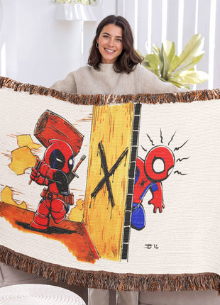 X Marks the Spot Woven Blanket