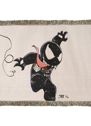 Web Swing Chaos Woven Blanket