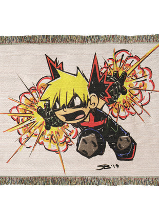 Controlled Rage Woven Blanket
