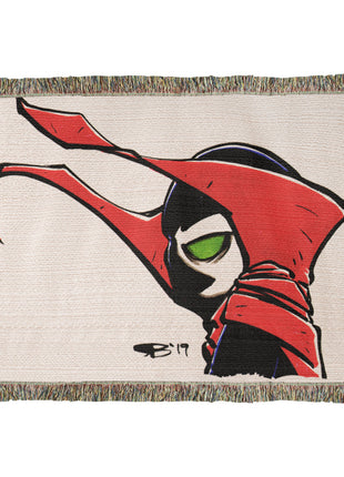 Spawn Chibi Woven Blanket | Image Comics Premium Cotton Throw - Snapping Turtle Gallery