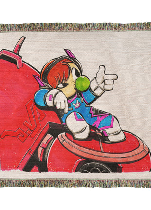 D.Va Overwatch Chibi Blanket | Gaming Woven Throw - Snapping Turtle Gallery