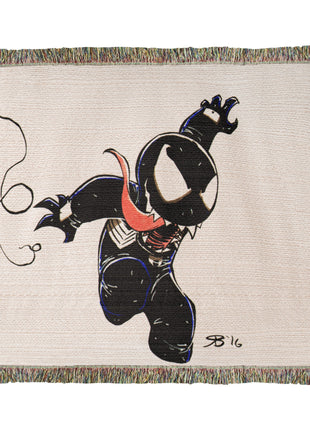 Web Swing Chaos Woven Blanket