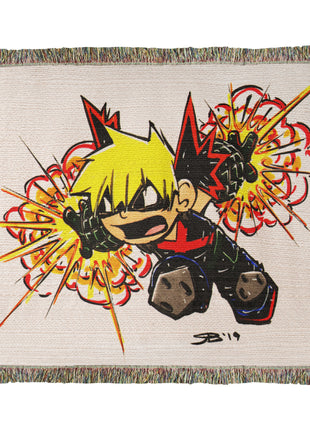 Controlled Rage Woven Blanket