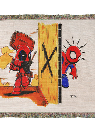 X Marks the Spot Woven Blanket