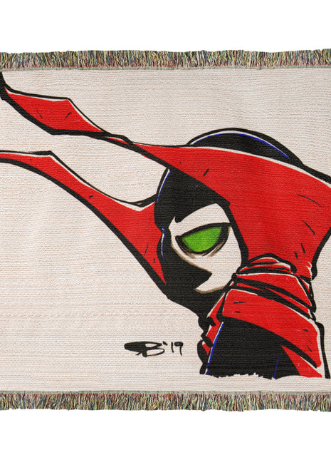 Spawn Chibi Woven Blanket | Image Comics Premium Cotton Throw - Snapping Turtle Gallery