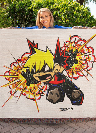 Controlled Rage Woven Blanket
