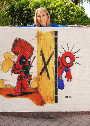 X Marks the Spot Woven Blanket