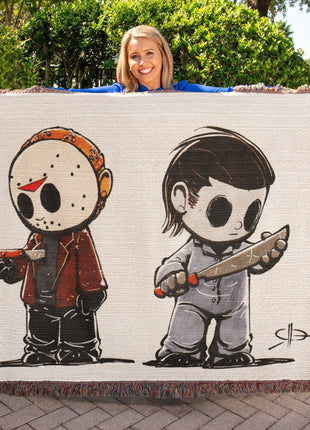 Slasher Sleepover Woven Blanket