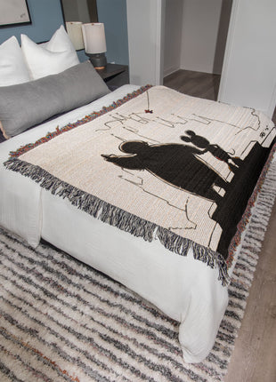Baymax Mickey Spider-Man Chibi Blanket | Disney x Marvel Woven Throw - Snapping Turtle Gallery
